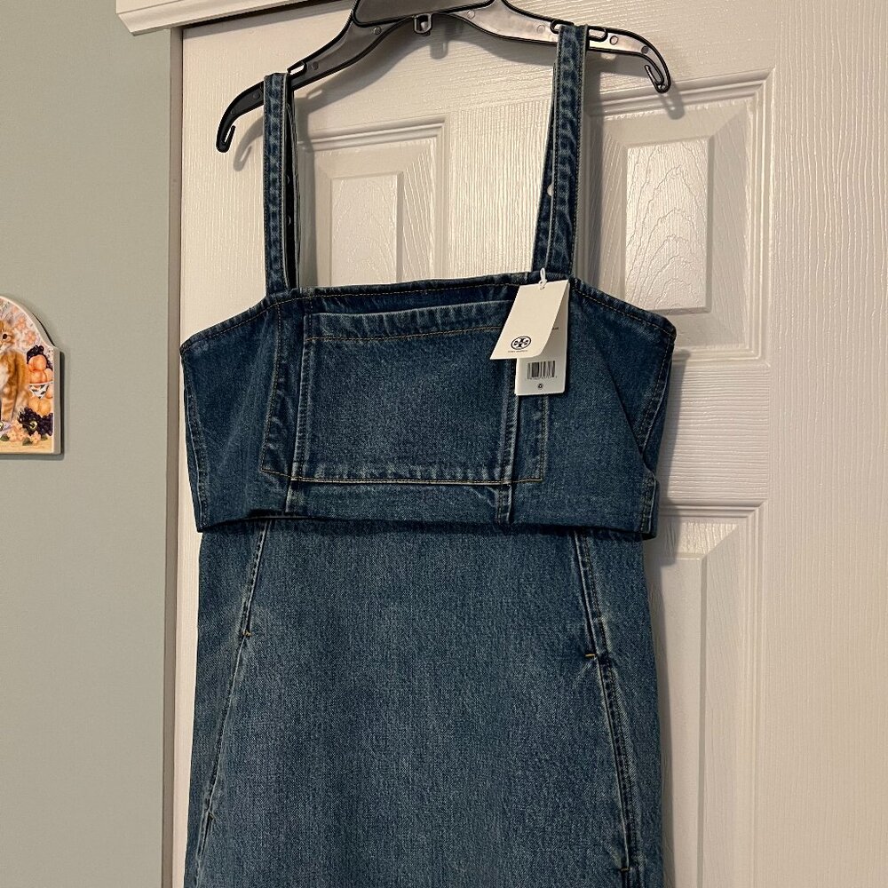 TORY BURCH Cotton Denim Dress (NWT) - Picture 3 of 5